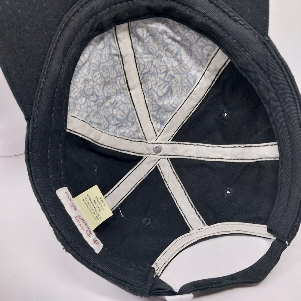 Original Penguin Embroidered Black Adjustable Baseball Cap - One Size Fits All - - Picture 9 of 12